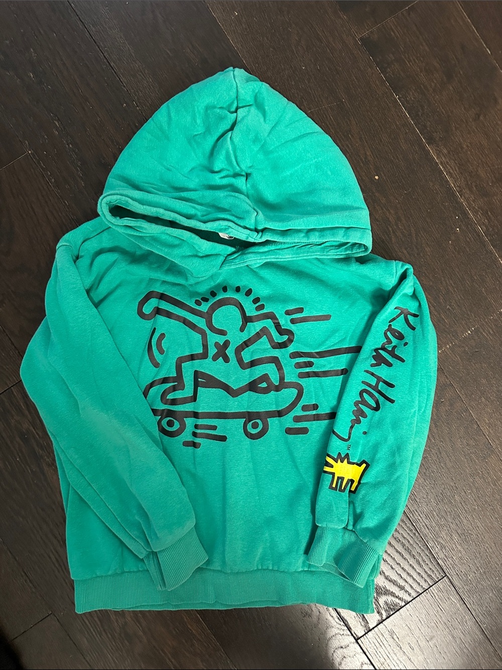 Keith Haring Graphic Boys Hoodie size 6-8